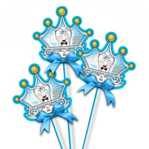 تاپر تم تولد دندونی آبی